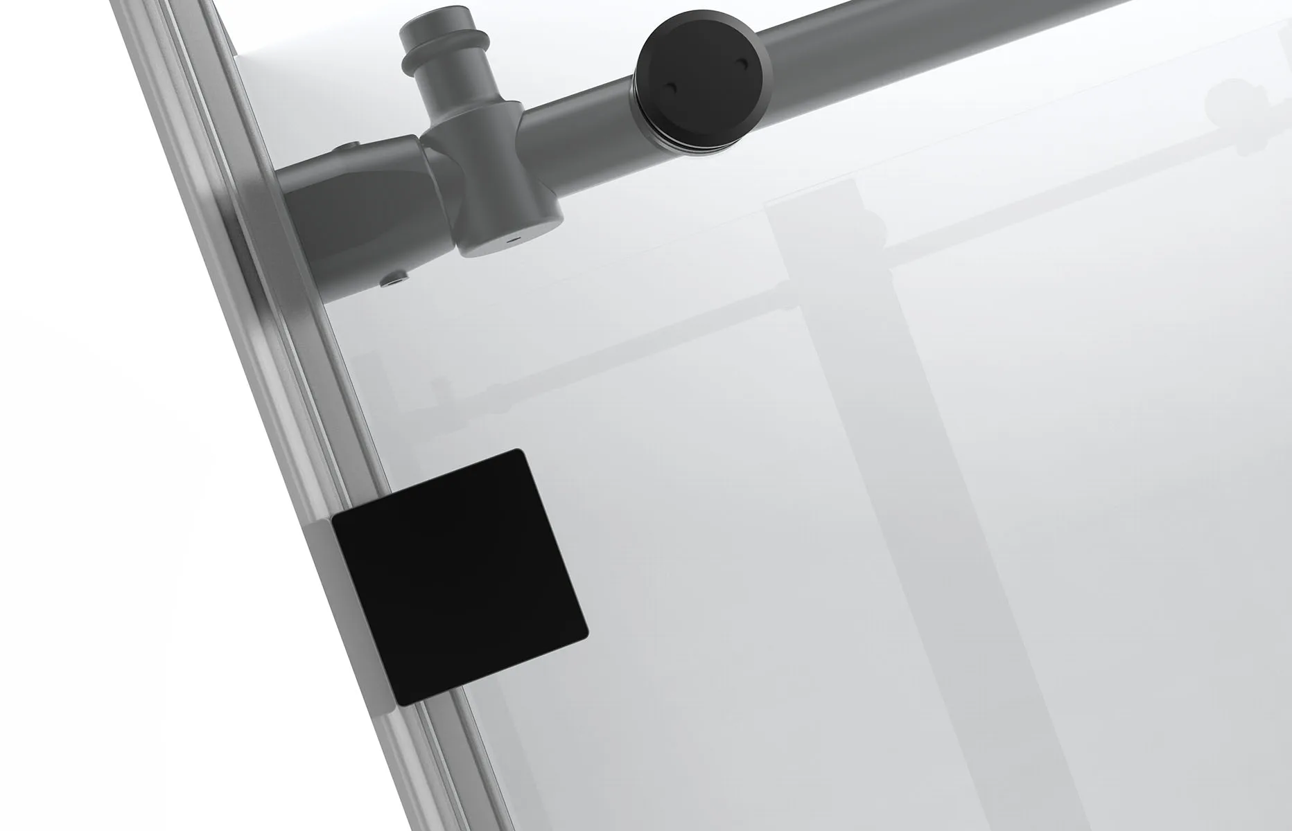 Foshan Slide Full Knob Kit Stop Hardware Strip Accessory Sliding Frameless Shower Glass Door