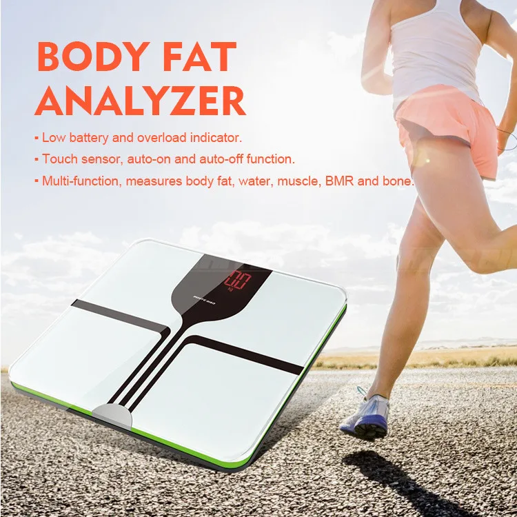 Measures Water Muscle Bmr And Bone Digital Body Fat Scale smart scale for body weight and fat digital