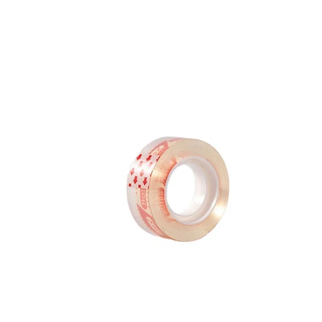 Bolex custom logo transparent/yellow  Bopp \35mic*15m*15mm Acrylic waterproof   Stationery Tape Carton Box Masking No Printing