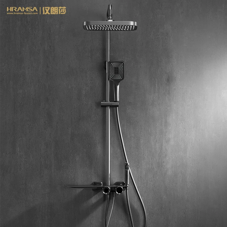 NEW NEW SHOWER SET MODEL PN011 WATERFALL SPOUT BRASS BATHROOM SHOWER  FAUCETS IN HOT SALES