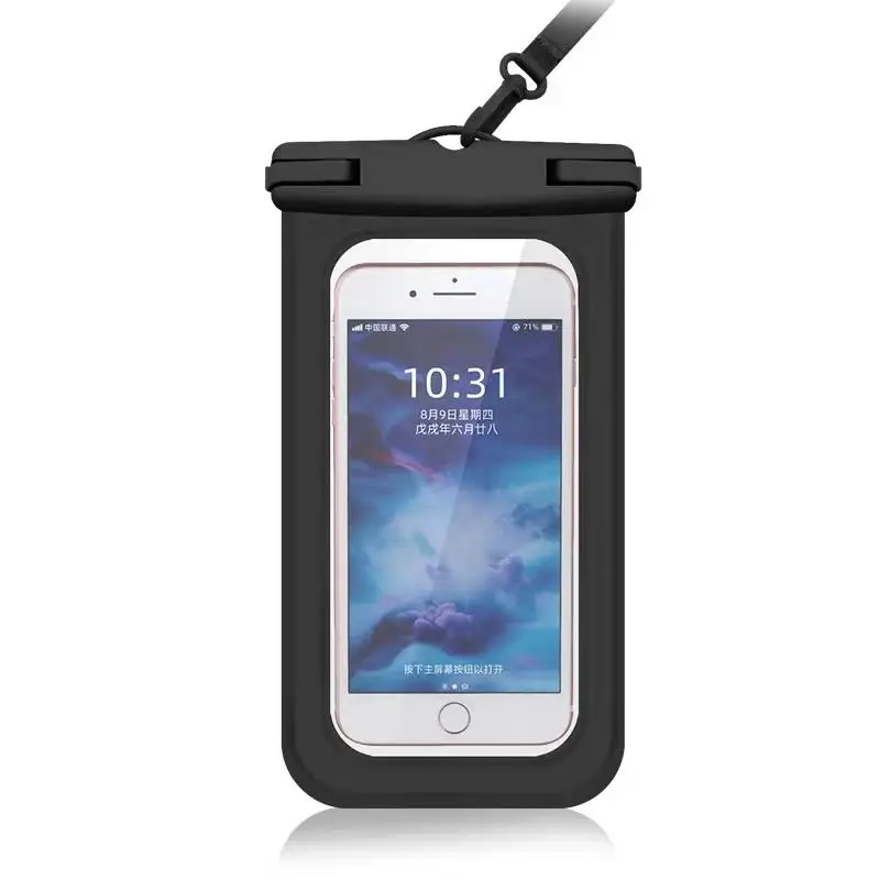 Waterproof Smartphone Bag PVC TPU ABS Mobile Phone Pouch   IPX8 Water Proof Phone Cases