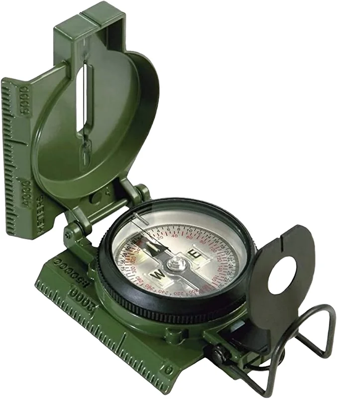 Outdoor Survival Compass Multi-functional Metal Vehicle Climbing Camping Travel Compass North Needle
