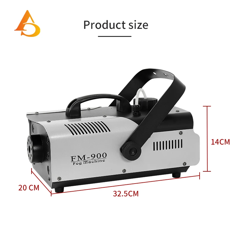 Wireless remote control mini fog bubbles machine for wedding party 900w haze smoke machine
