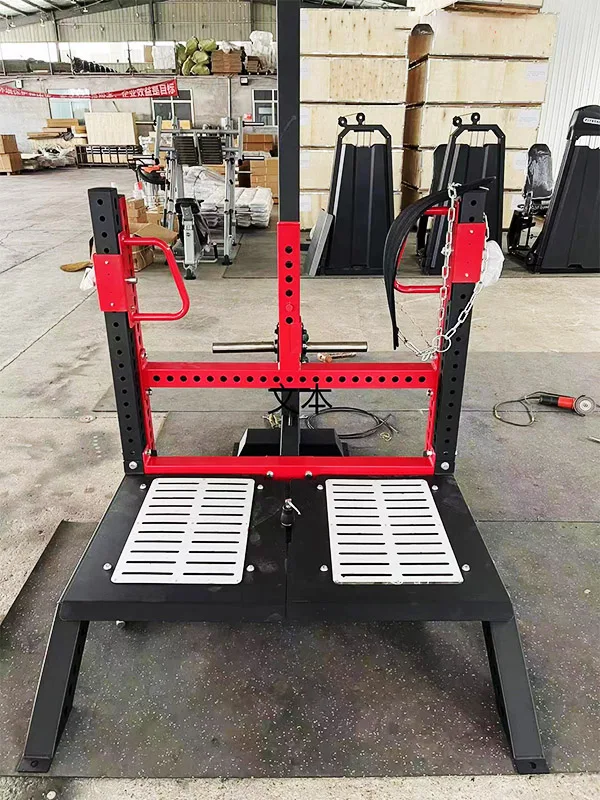 High quality Belt Squat Gym Equipment Rhinoceros Squat Leg Stretching Glute Hip Thrust Machine