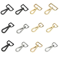 Bulk Selling D Ring Spring Snap Hook Circle Metal Snap Hook for Bag Parts Blouse Belt Zinc Alloy Accessories