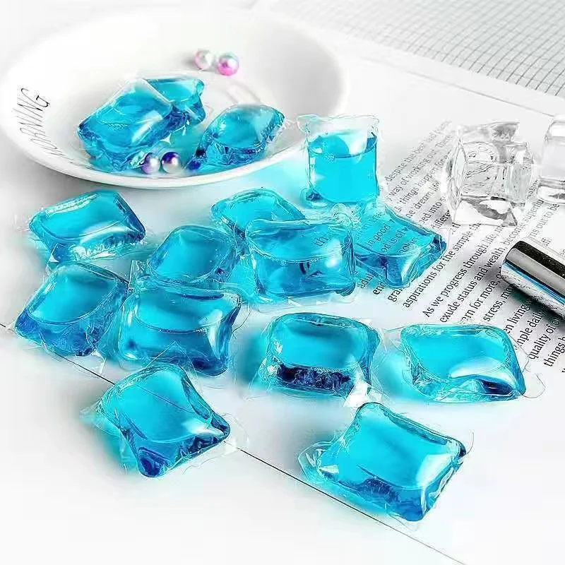 Detergent Capsules Washing Pods Laundry Washing Liquid Detergent Soap Laundry Beads Scent Natural Laundry Gel Detergent Pods