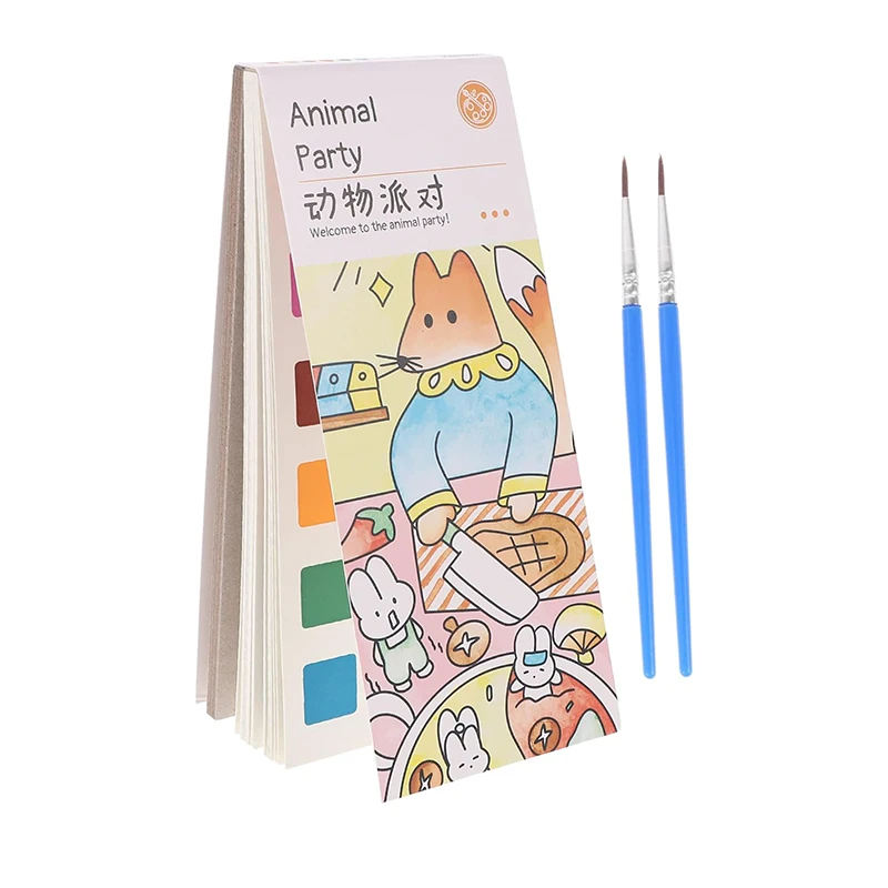 Creative DIY Watercolor Painting Book for Early Childhood Education DIY Watercolor Album