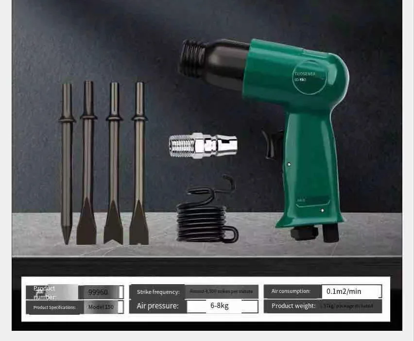 Impact Air Hammer Small Wind Pick Wind Shovel Rust Removal Tools Pneumatic Shovel Knife