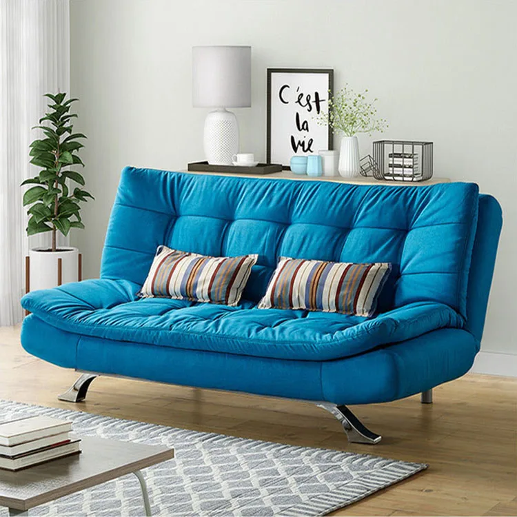 Chinese modern 3 seater fabric sofa bed living room furniture manufacturer