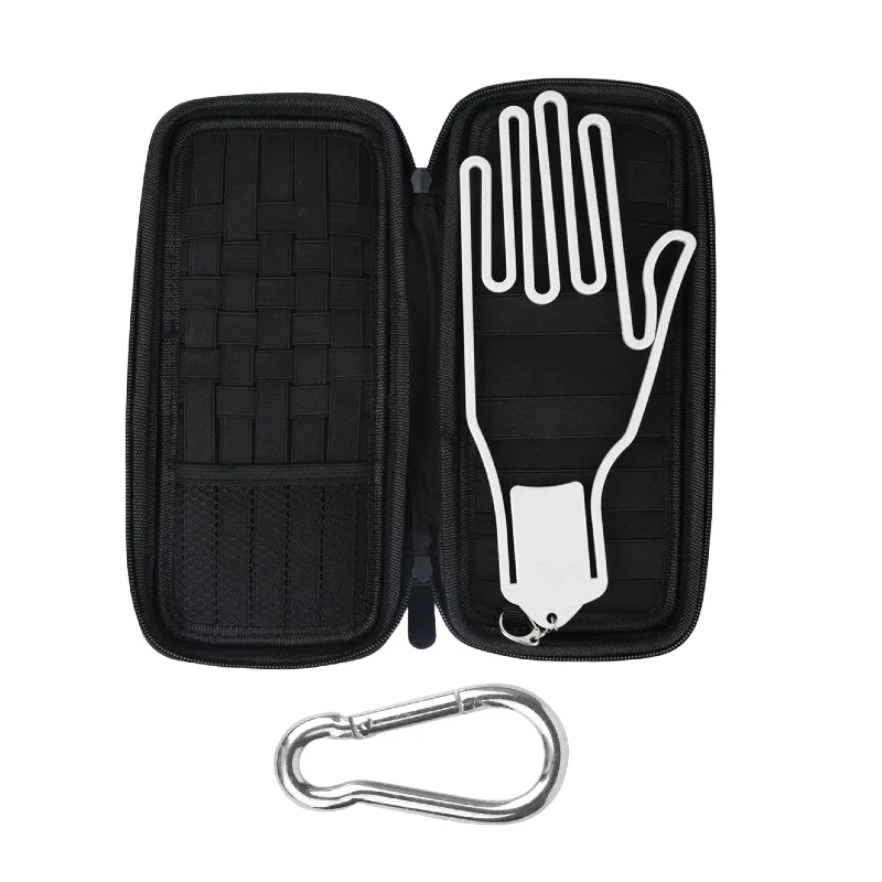 Customized Hard Shell Sports Leather Eva Golf Glove Holder Storage Case  For Men And Women
