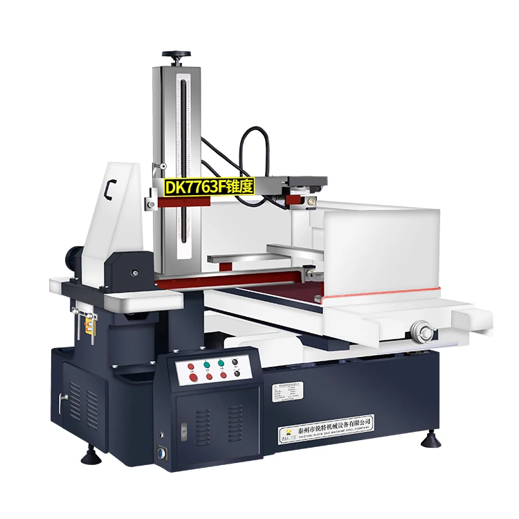 DK7763F Support for custom service new wire edm machine price 0.01mm high precision with DRO digital readouts