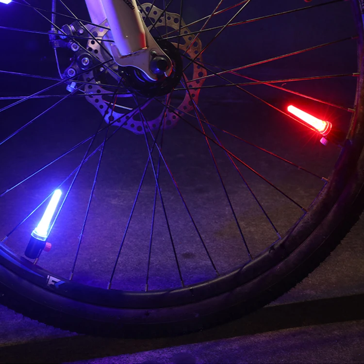 Light Sensor and Movement Sensor Bicycle Spoke Light With Optics Lens