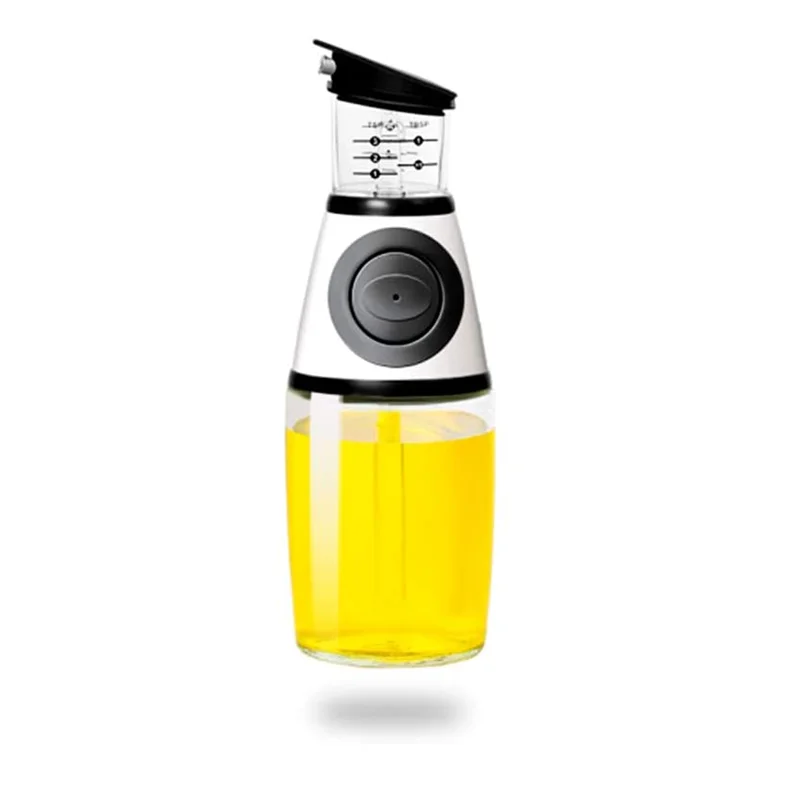 
Superior Glass Oil and Vinegar Dispenser Measuring Oil Pourer for Kitchen 