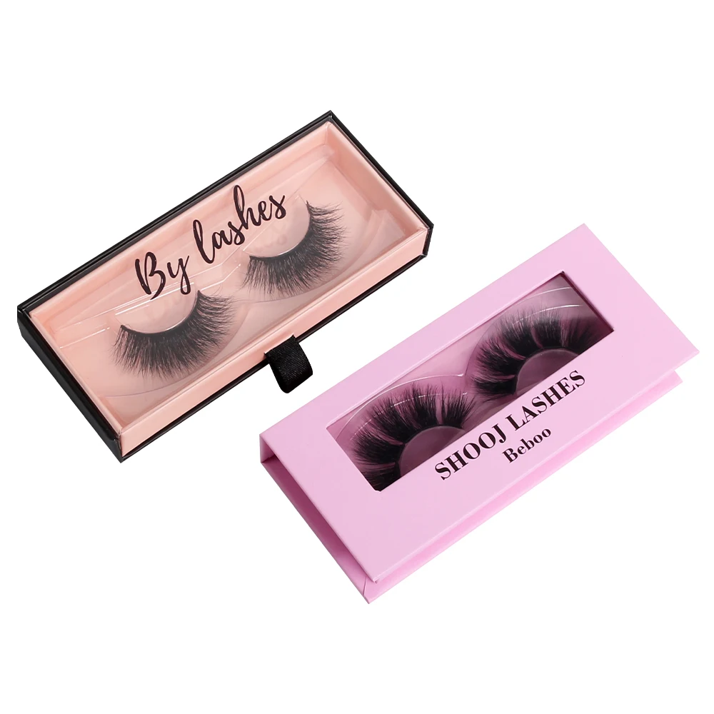 wholesale custom logo printing cardboard lash box customizable eyelash reusable packaging boxes manufacture