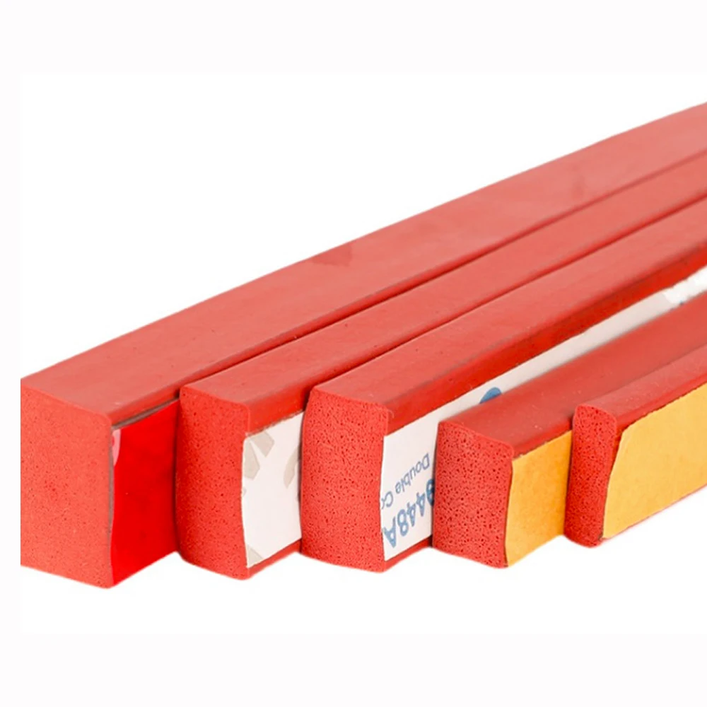 Wholesale High Quality Self Adhesive Custom EPDM Foam Rubber Silicone Product Seal Strip