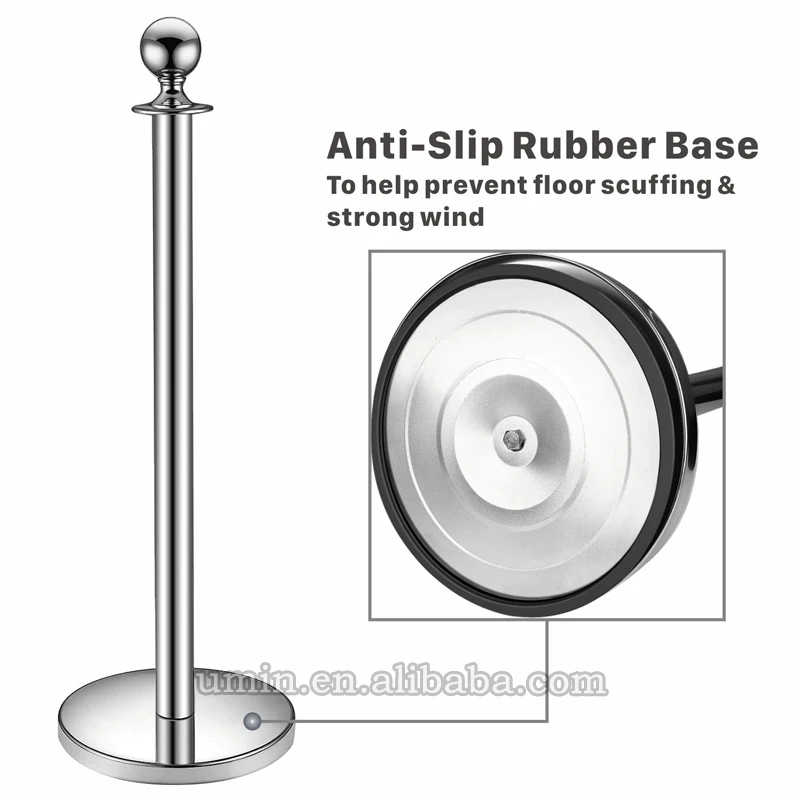 Complete Sets of Crowd Control Stanchion and Red Velvet Cord