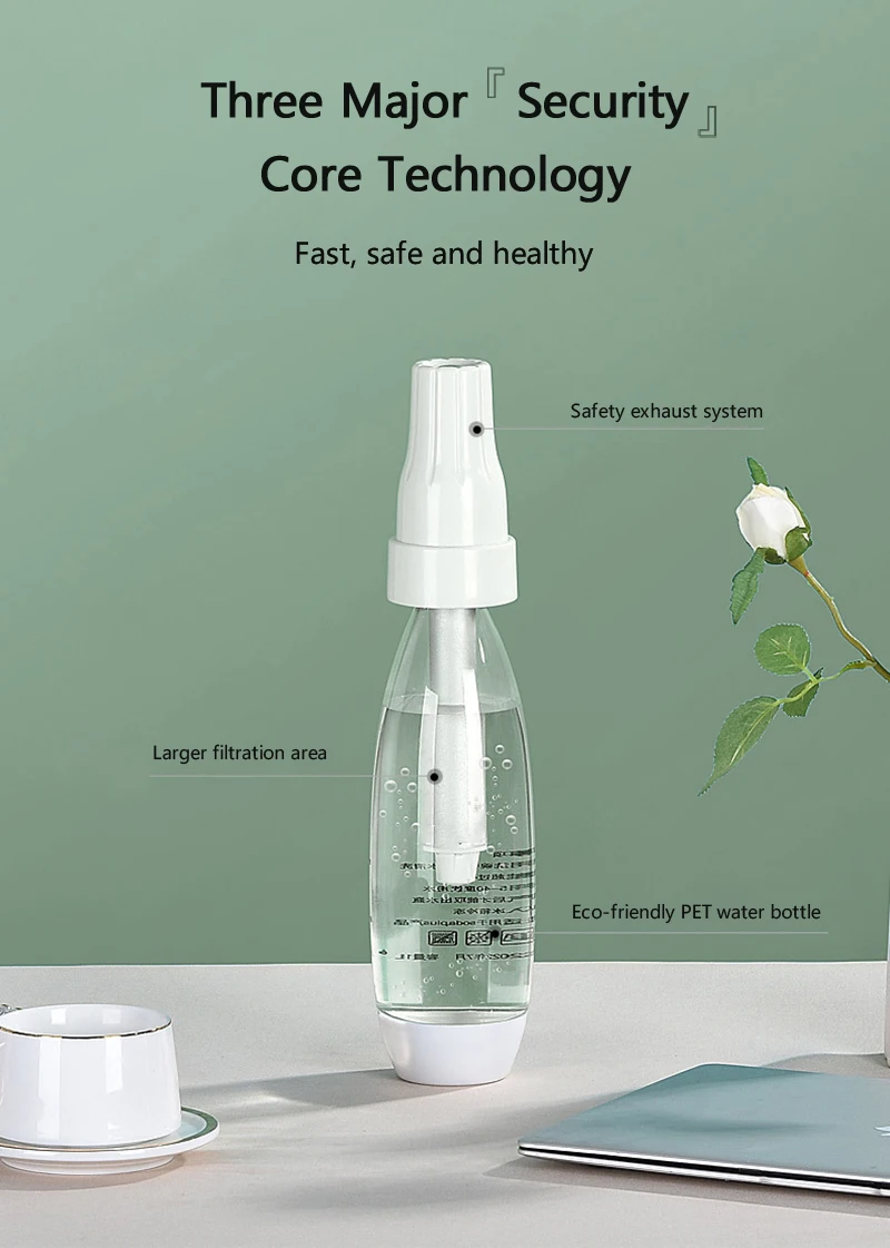 Portable Soda Water Making Machine Sparkling Water Beverage Machine Health Drinking With Carbon Dioxide