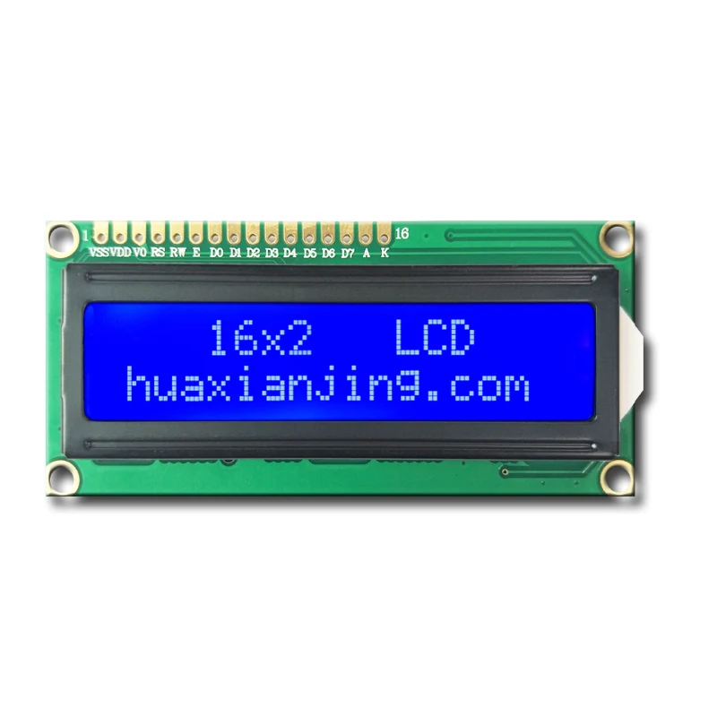 16x2 символьных 16 Pin COB TN STN Тип LCM модуль дисплея LCD SPI интерфейс для электронных устройств