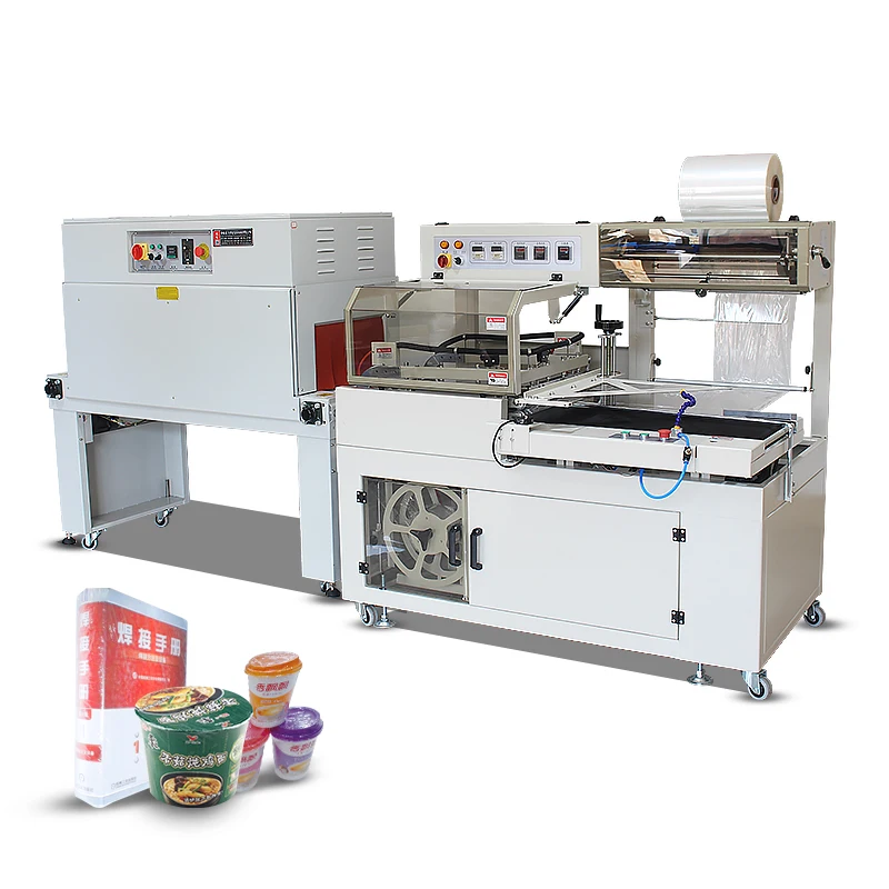 Thermal Heat Automatic POF PVC Film L bar Sealing Shrink Wrapping Packaging Packing Machine high speed shrink wrapping machine