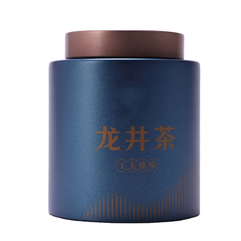 Factory direct sale high-grade metal tea tin cans custom design tea tin box packaging