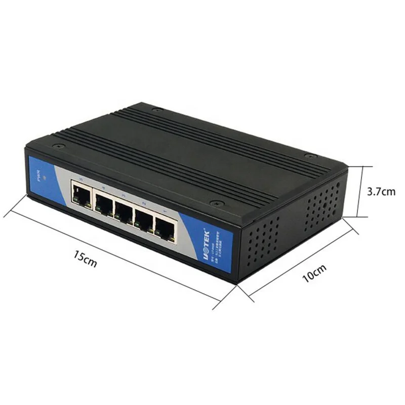  UT-6405 5-разъемное зарядное usb-устройство для промышленного класса non-управляемый коммутатор Ethernet 10/100 Мбит/с Автоматическое согласование полный дуплекс полудуплекс auto