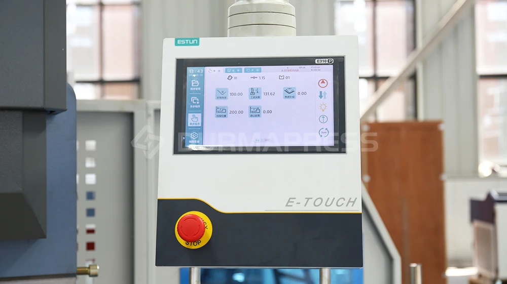 DURMPARESS DP-EC Series press brake machine 100t X Y axis 125 Ton 3200mm hydraulic Sheet Press Brake