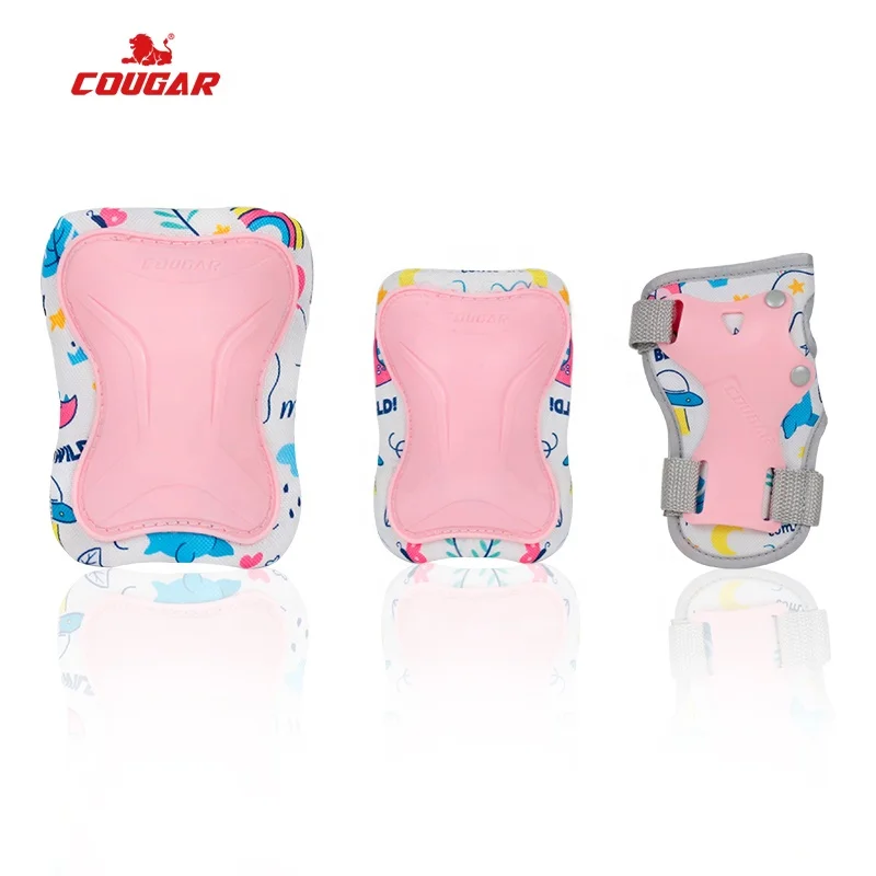 MH07 Cougar PP Hard Shell Hand Elbow Knee Inline Roller Skate Pads Protective Gears For Kid Boy Girl Sport Safety