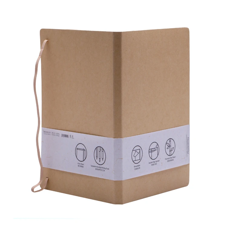 Notebook Manufacturer Custom Perfect Binding Bamboo Cover School Supplies Blank Notebook Diary