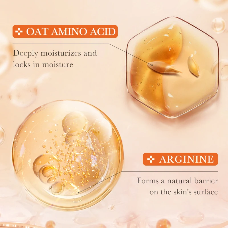 OEM SADOER Private Label Beauty Products Oat Amino Acid Mild Soothing face serum Moisturizing hydrating best serum for face