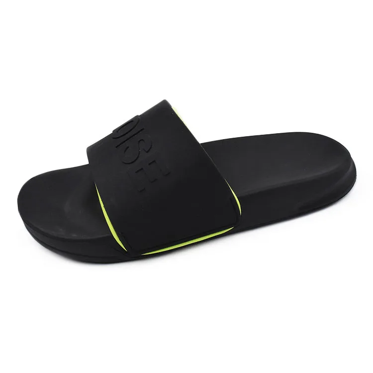 Factory Custom Printed PVC Summer Slipper with Logo for Women and Men Embossed 3D Slides