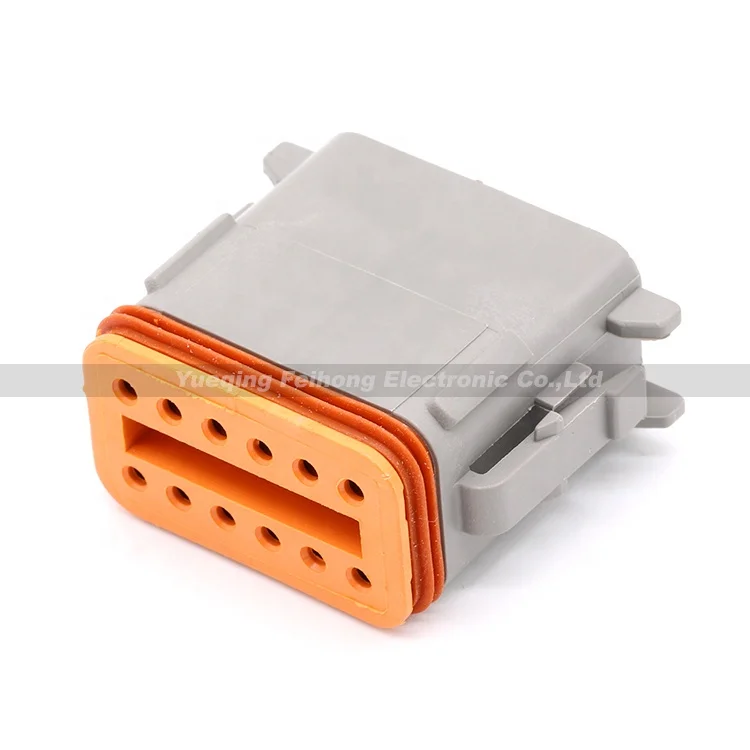 DT04-12P automotive wire connector 12 ways male DT series