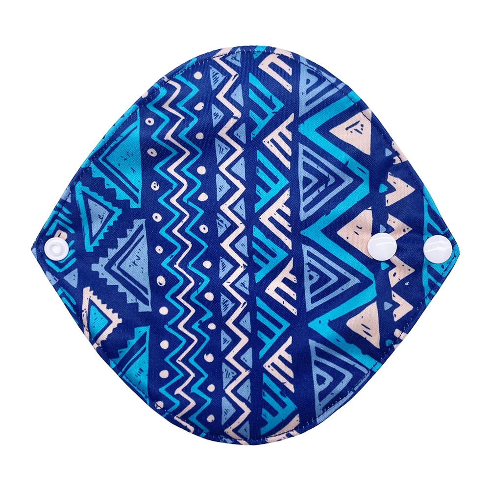 
Available different prints washable and reusable super absorbent 18*18cm sanitary pad for women 