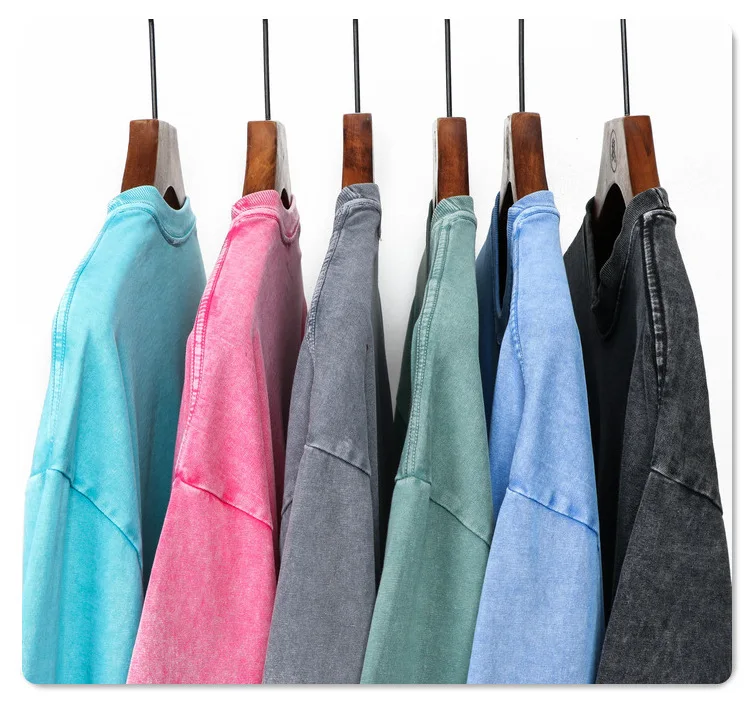 AIPA Fashion New High Street Male Teenager Custom Tops Camisetas Washed Fire Demon Printed Casual T-shirt For Men