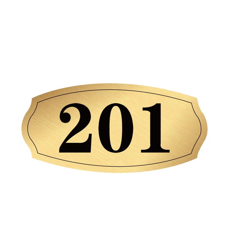 Customize engraving house number sign board plastic abs double color sheet used for