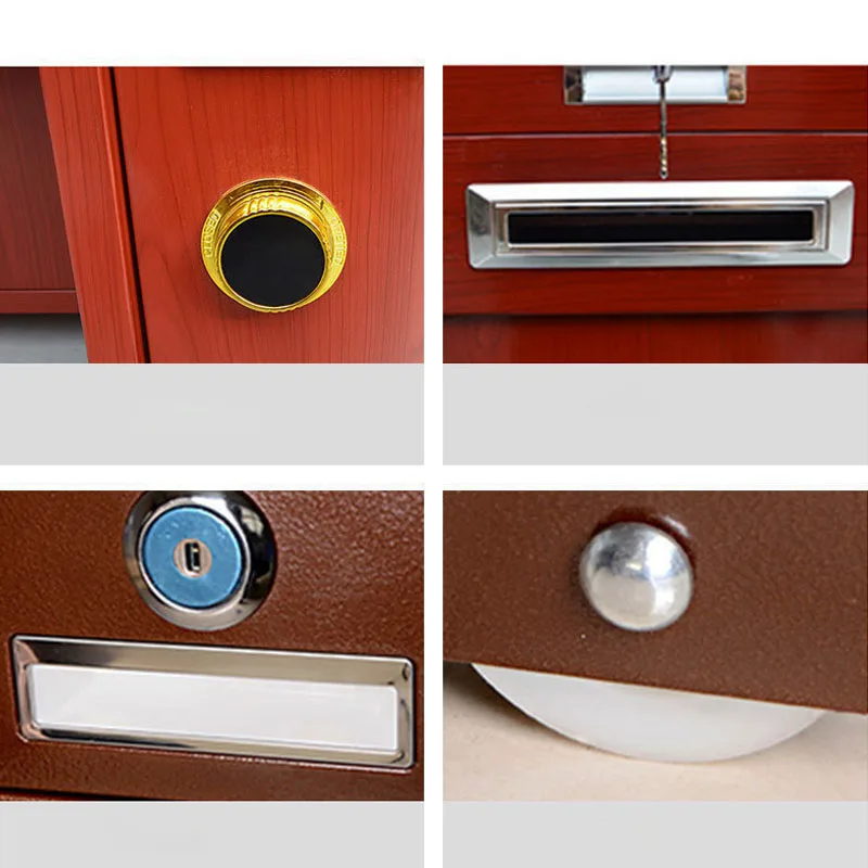 Factory Design Security Safes Cabinet Office Furniture L Shaped Desk