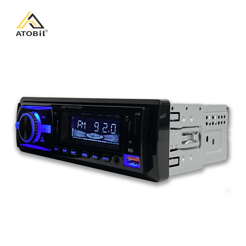 12 В usb зарядное устройство оптом автомобильные стереосистемы с am и fm передатчиком 1din радио Автомобильный usb музыкальный плеер