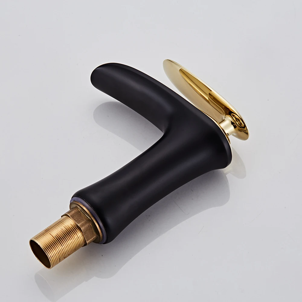 YUNDOOM Torneira Deck Mounted Banheiro Torneira Cozinha Glowing Boiling Water Tap Musluk Grifo Griferia Wasserfall Basin Faucet