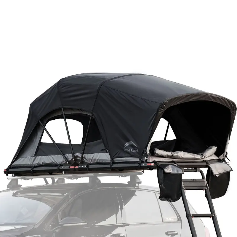 Wild Land Entry Level Cheap Aluminium Tent Car Roof Top Tent 2 Person Light Weight 4WD Outdoors Car Roof Top Tent for Camping