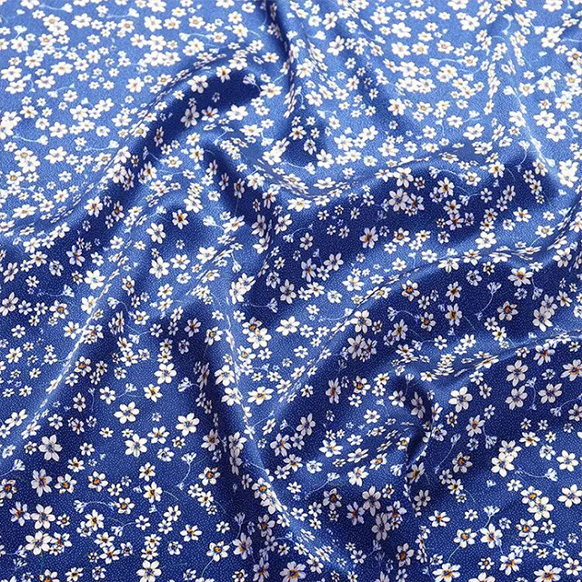 NO MOQ custom digital printed 16mm satin silk fabric for lady clothes