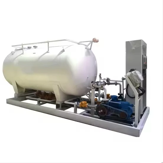 Bluesky lpg gas dispenser skid station plant filling stations bottling plant cylinder filling