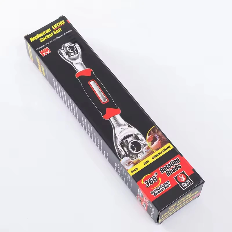 PEXMARTOOLS factory 48 in 1 Cr-V wrench Multi-function Wrench Universal Easy Use Socket Wrench Home Vehicle Hand Tools