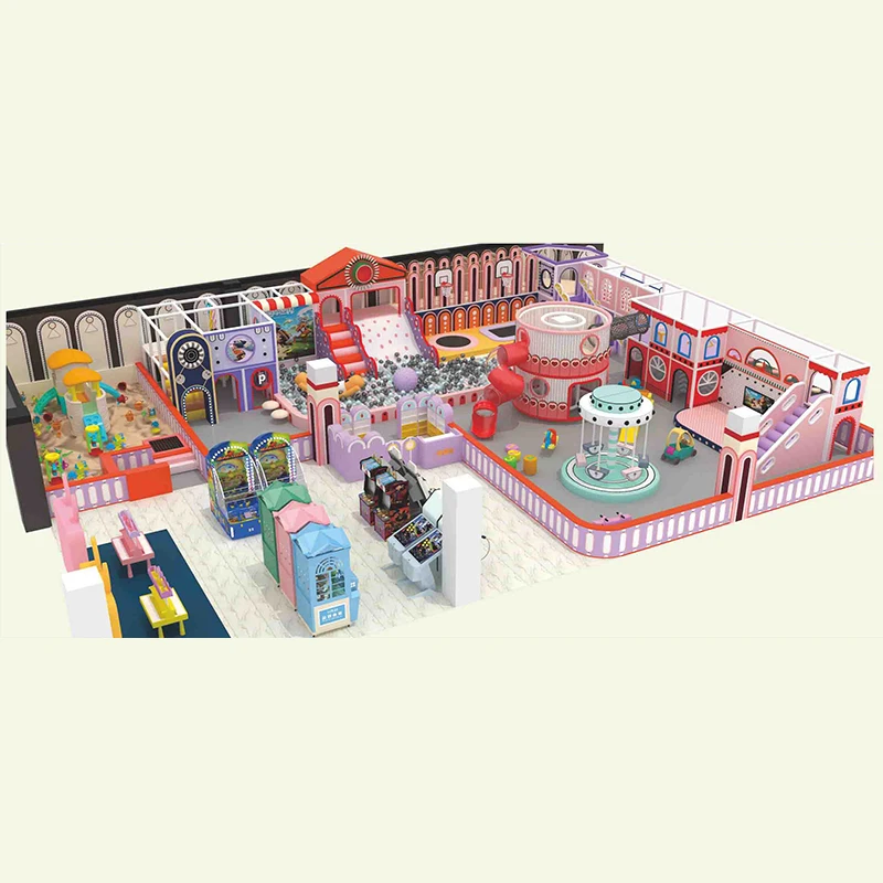 Custom Design Indoor Kindergarten Playground Soft Play Kids Equipment Room Inflatable Kids Play Center