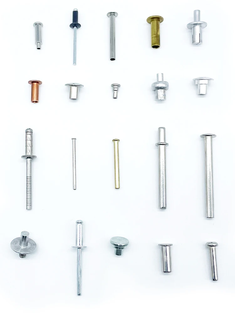 6.5*16MM Aluminum Stainless Steel Custom Made Big Dome Flat head Hammer Drive Pin Rivet