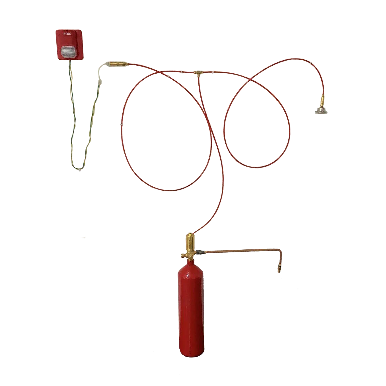 Red Fire Detection Tube---Fire Suppression Device automatic fire extinguishing device
