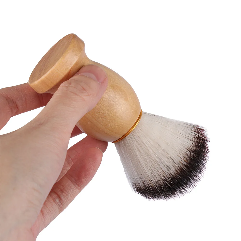 Professional Manufacture Handle Neck Brush Clean up Wood small face cleaning