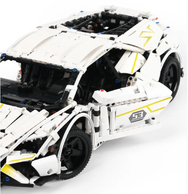 Строительный блок автомобиля модель serne игрушечный автомобиль MOC для детей
