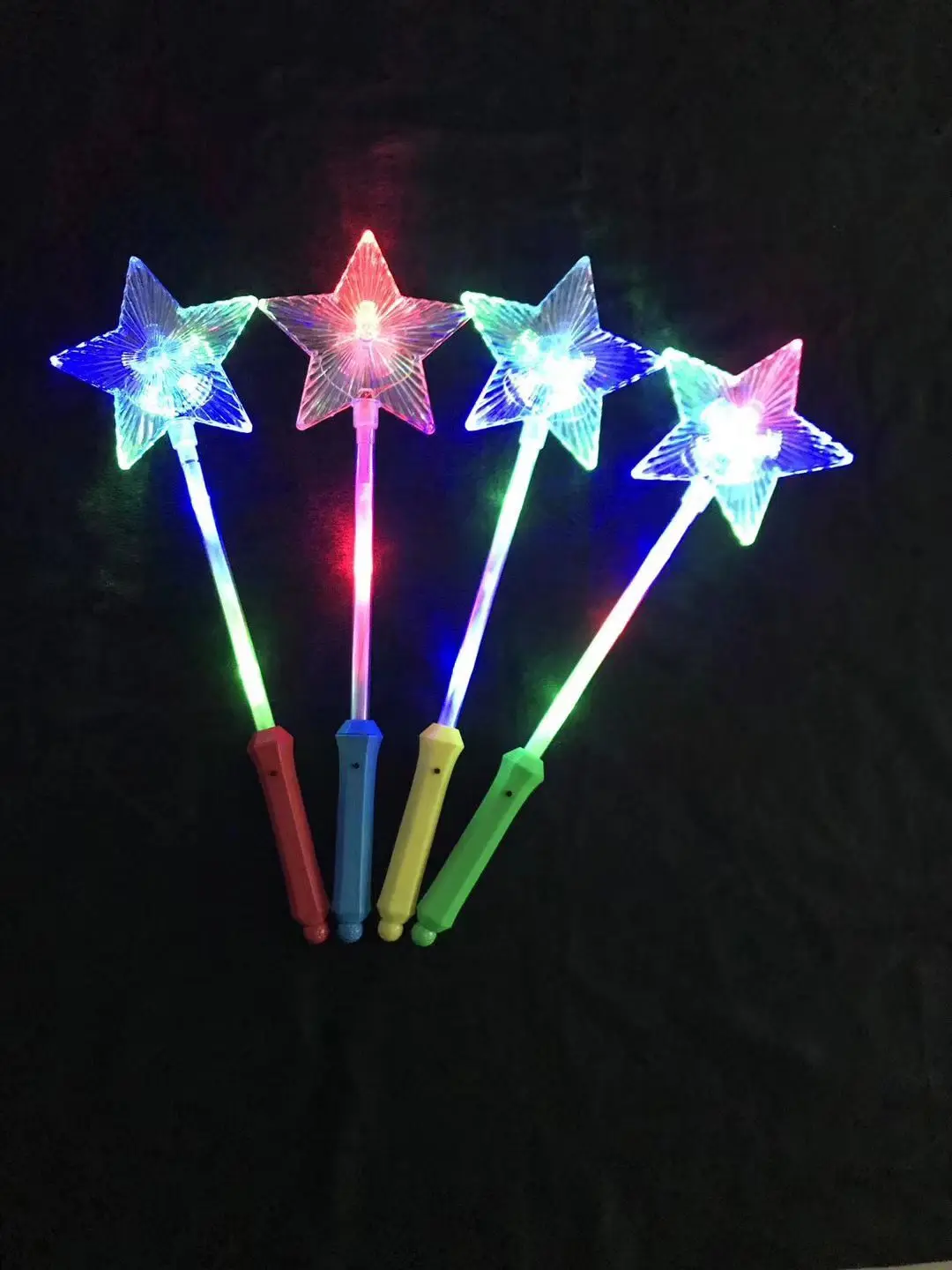 hot sale led light up star stick  flashing star wand glow toys for children toys