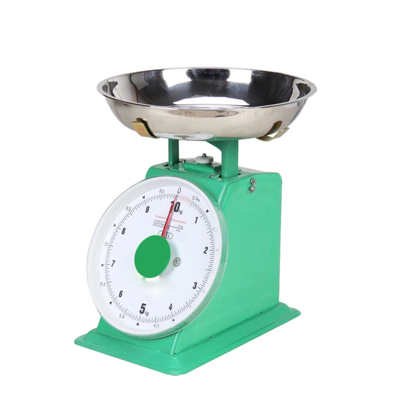 Market Round pan spring scales for 60kg capacity