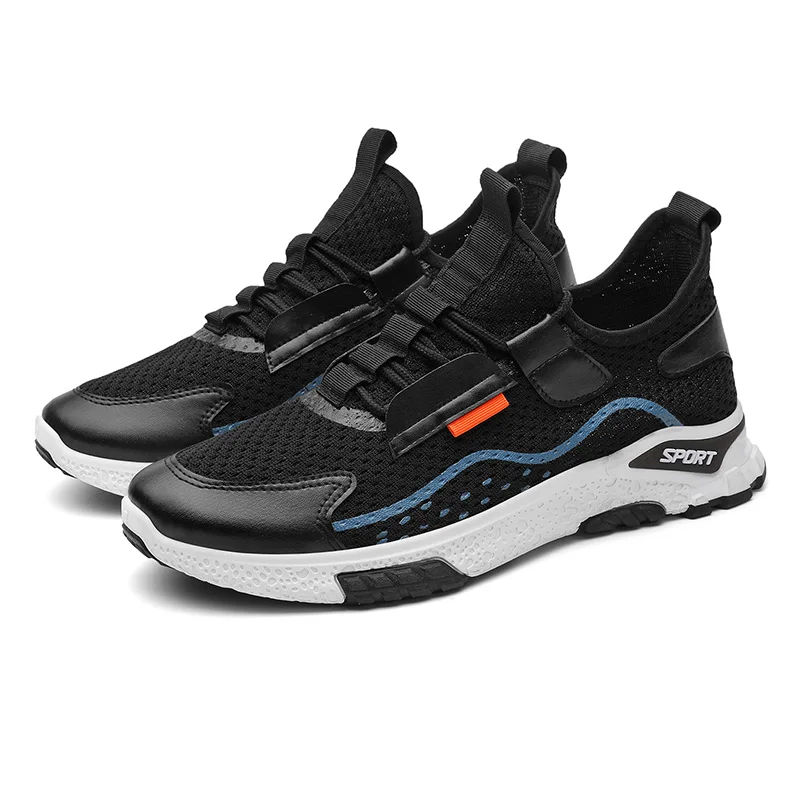 
Versatile and Fashion casual shoes for men Breathable running shoes Flying shoes made in China Factory production 