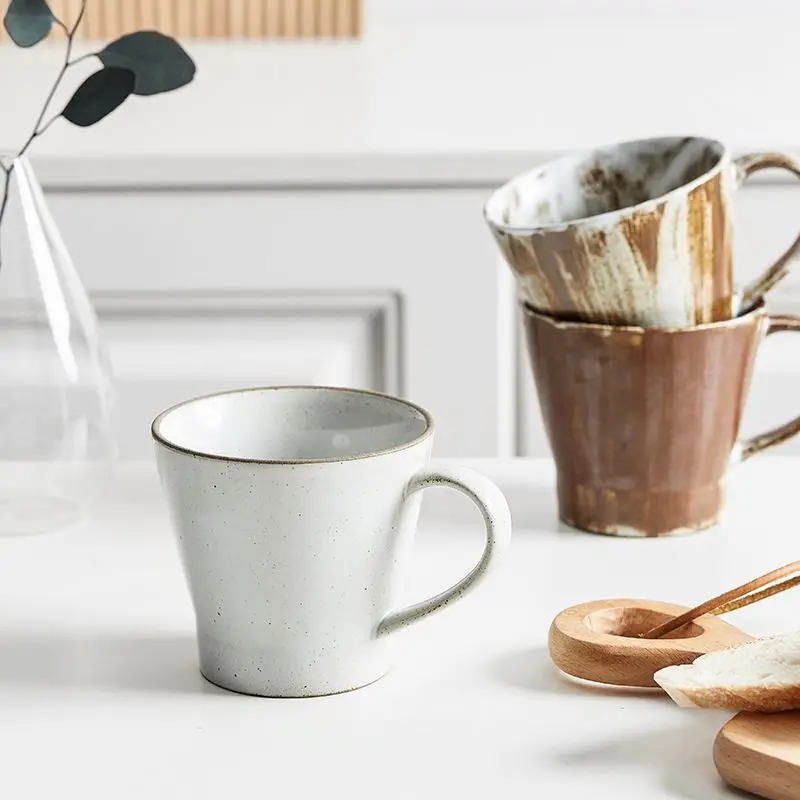 Wholesale Nordic mugs Ceramic coffee cups set milk tea cups and saucers porcelain ceramic coffee mugs tableware gift sets